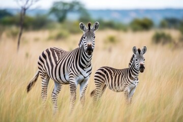 zebras grazing on green grassland