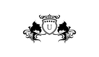 Luxury Leaves logo U