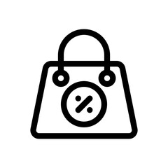 bag line icon
