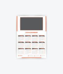 1 page calendar 2024