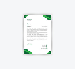  Professional creative letterhead template design