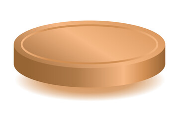 Gold podium showing products