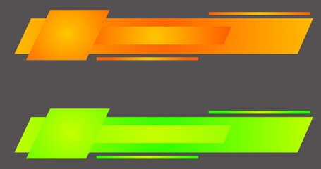 Designed Lower third pack. Lower third-pack animation in different color gradients. Lower Third for a title, TV news, and news channels.