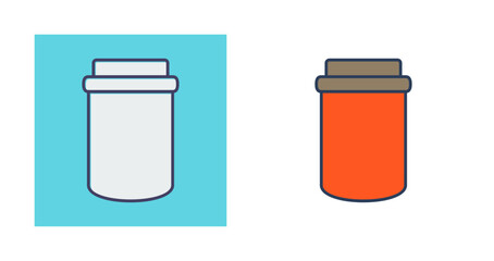 Jam Bottle Vector Icon