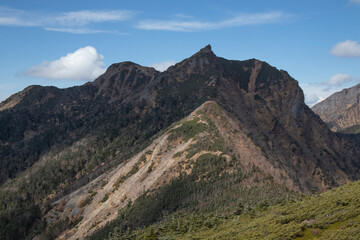 秋の権現岳