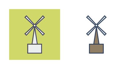 Windmills Vector Icon