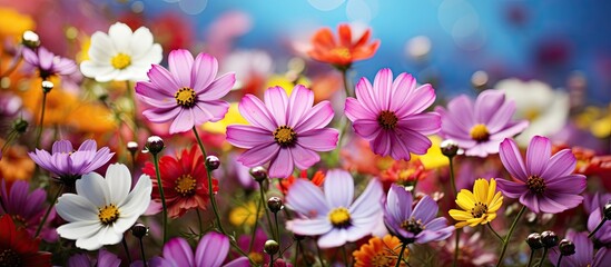 Vibrant flowers in stunning natural surroundings - obrazy, fototapety, plakaty