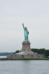 NEW YORK: Statue of Liberty on Liberty Island in New York Harbor, in Manhattan, NY