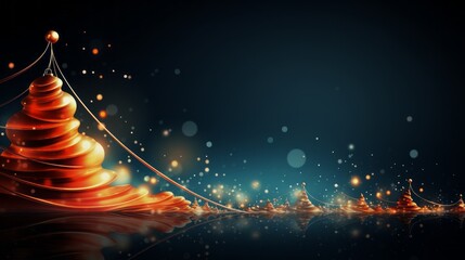 colorful abstract Christmas background with lights 38