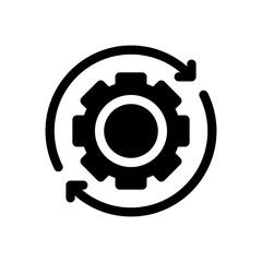 gear glyph icon