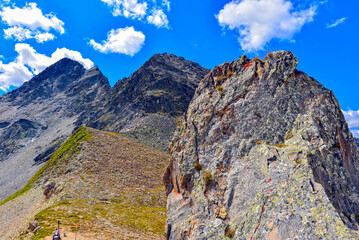 Ritzenjoch/Fuorcla Larein in Tirol/Graubünden