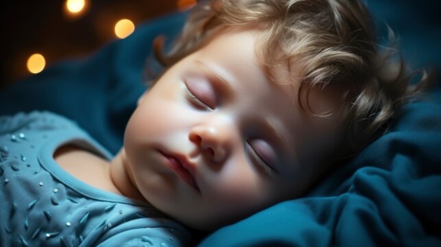 Portrait Seven Day Old Sleeping Baby, Background Image, Valentine Background Images, Hd