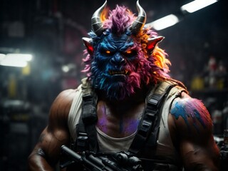 Monster with a gun Generative AI