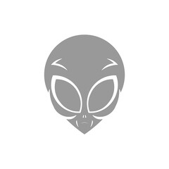 icon vector alien illustration design