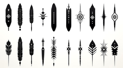 Contemporary Minimalist Tattoo Design - Black & Stylish