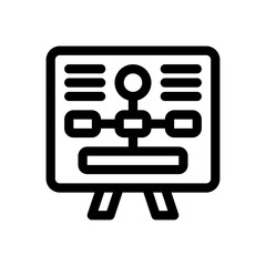 presentation line icon