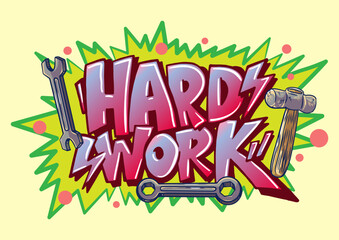 Graffiti Inspirational quotes. illustration with street graffiti letters, tags, words, street art, style, emoji, fresh and colorful