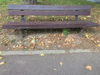 Banc dans un parc