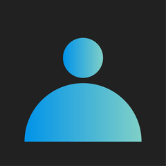 User person profile vector icon