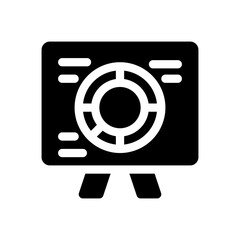 presentation glyph icon