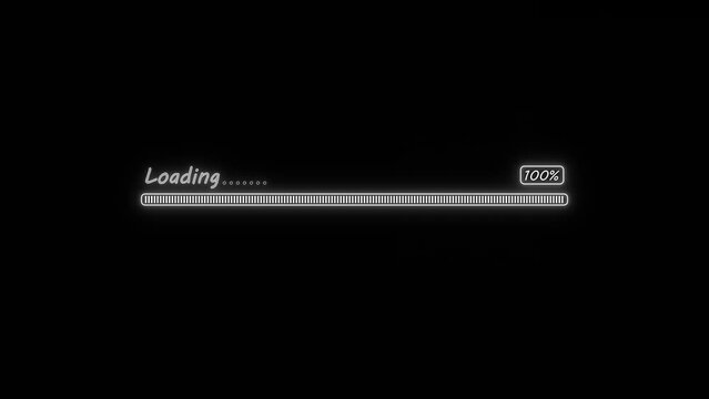 Simple Loading bar screen progress animation