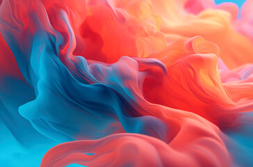 Obraz premium Vibrant Liquid Art Abstraction