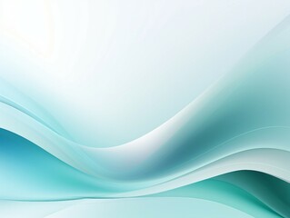 A vibrant abstract design with blue and white wavy lines