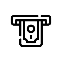 atm line icon