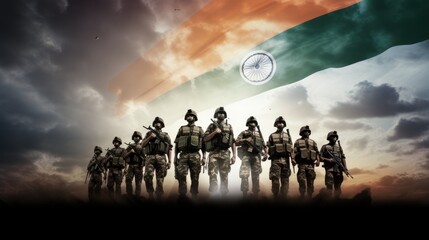 Fototapeta na wymiar India Army Day