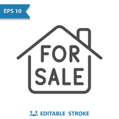 House Icon. Sale, For Sale, Home, Building, Real Estate