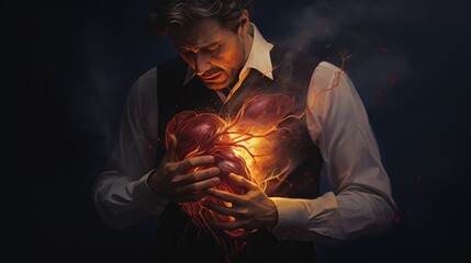 Male Heart Pain