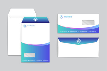 Real estate property envelope template design