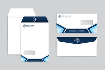 Business concept envelope template