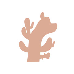 Ginger vector silhouette 