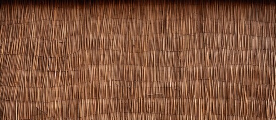 Thatched texture on hut wall