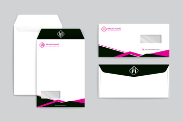 Modern professional envelope design