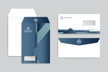 Flat law firm envelope template