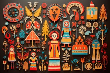 Polish Folk Art Paper Cutouts