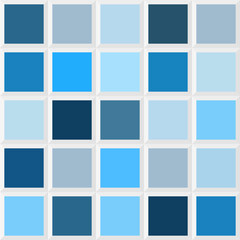 Shade of blue, color shades, seamless pattern, tile palette color design scheme, decorative tile, design element