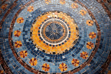 Old-world Tiled Mosaic.