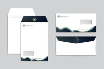 Minimalist envelope template