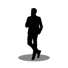 Men silhouette vector