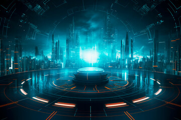 futuristic tech technology background 
