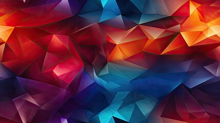 Fototapeta premium seamless pattern with Abstract geometric background with colorful triangles. 