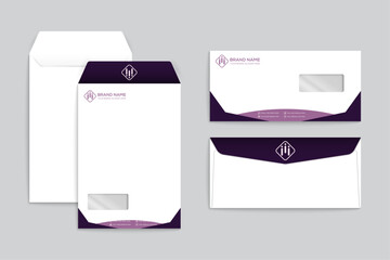 Simple envelope template