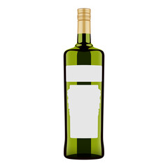 Set of wine isolated on the background. Ready to apply to your design. PNG picture.