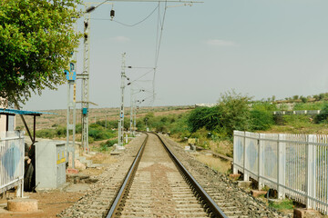 railway in the countryside