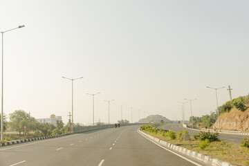 Fototapeta premium car on the road