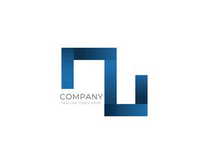 Fototapeta premium Creative technology logo design. Colorful abstract logo of creativity