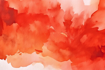 Red and orange watercolor abstract background